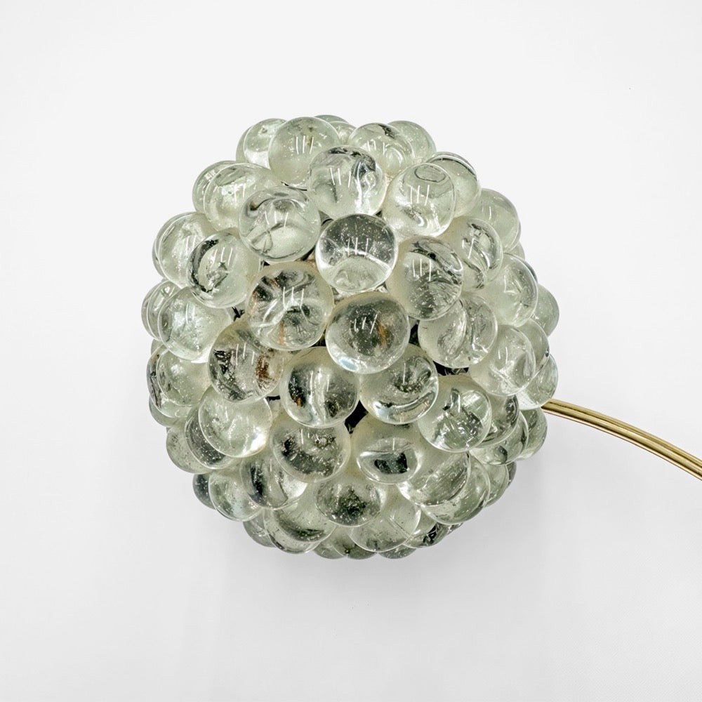 Lampe grappe bulles en verre vintage