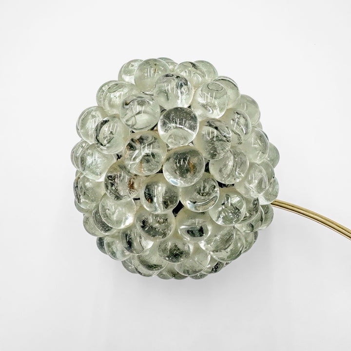 Lampe grappe bulles en verre vintage