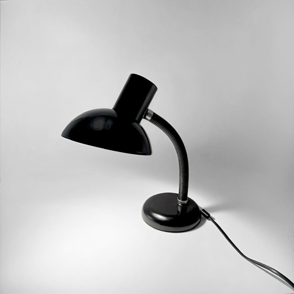 Lampe cocotte noire Veb Narva années 70