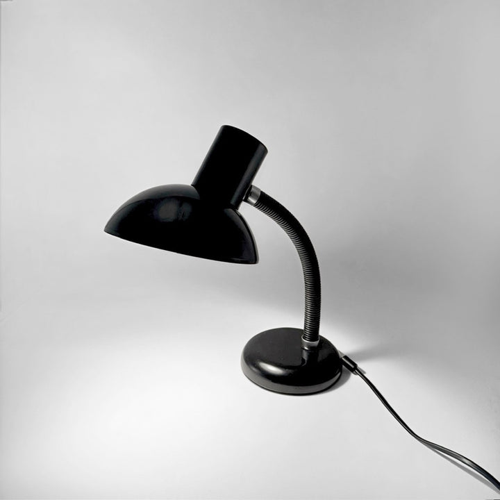 Lampe cocotte noire Veb Narva années 70