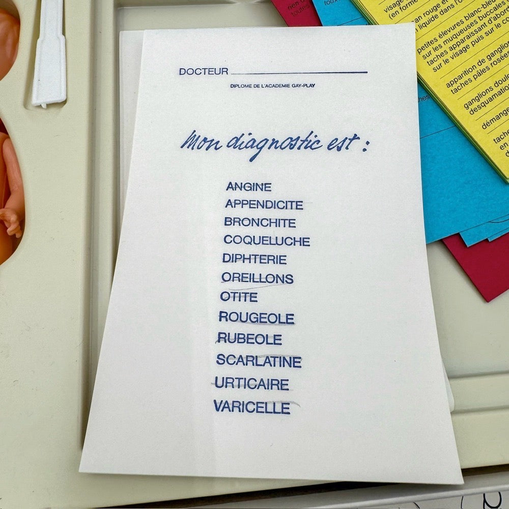 Jeu Allo Docteur Gay-Play 1981