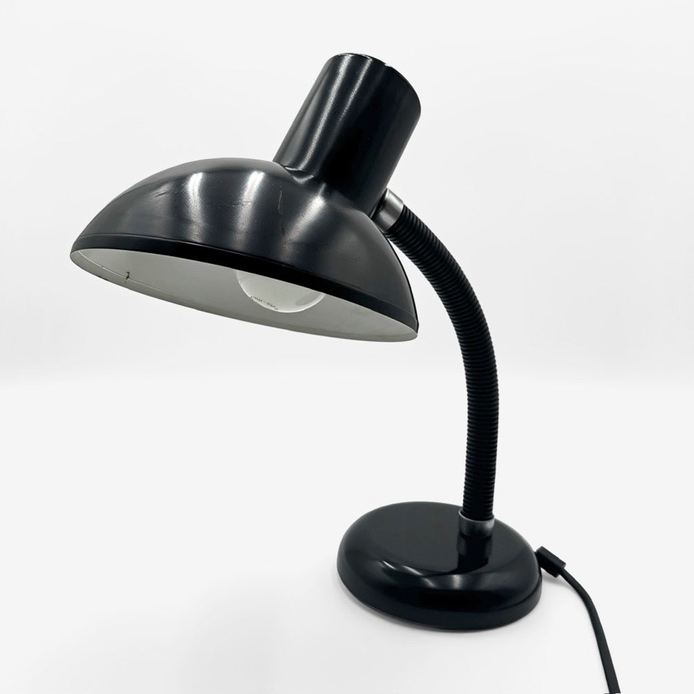 Lampe cocotte noire Veb Narva années 70
