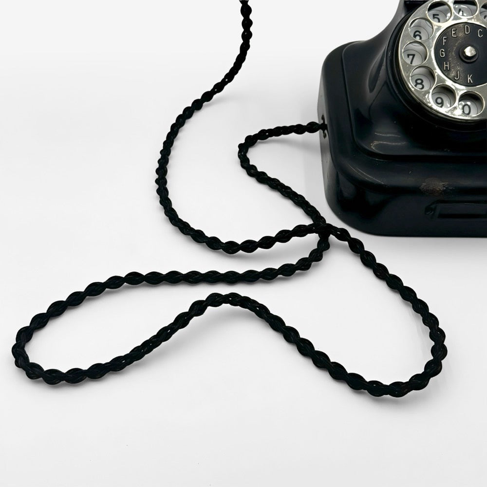 Téléphone Bakélite noire VBT années 40