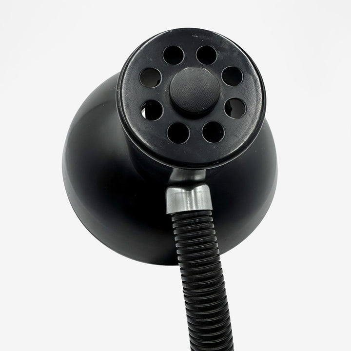 Lampe cocotte noire Veb Narva années 70