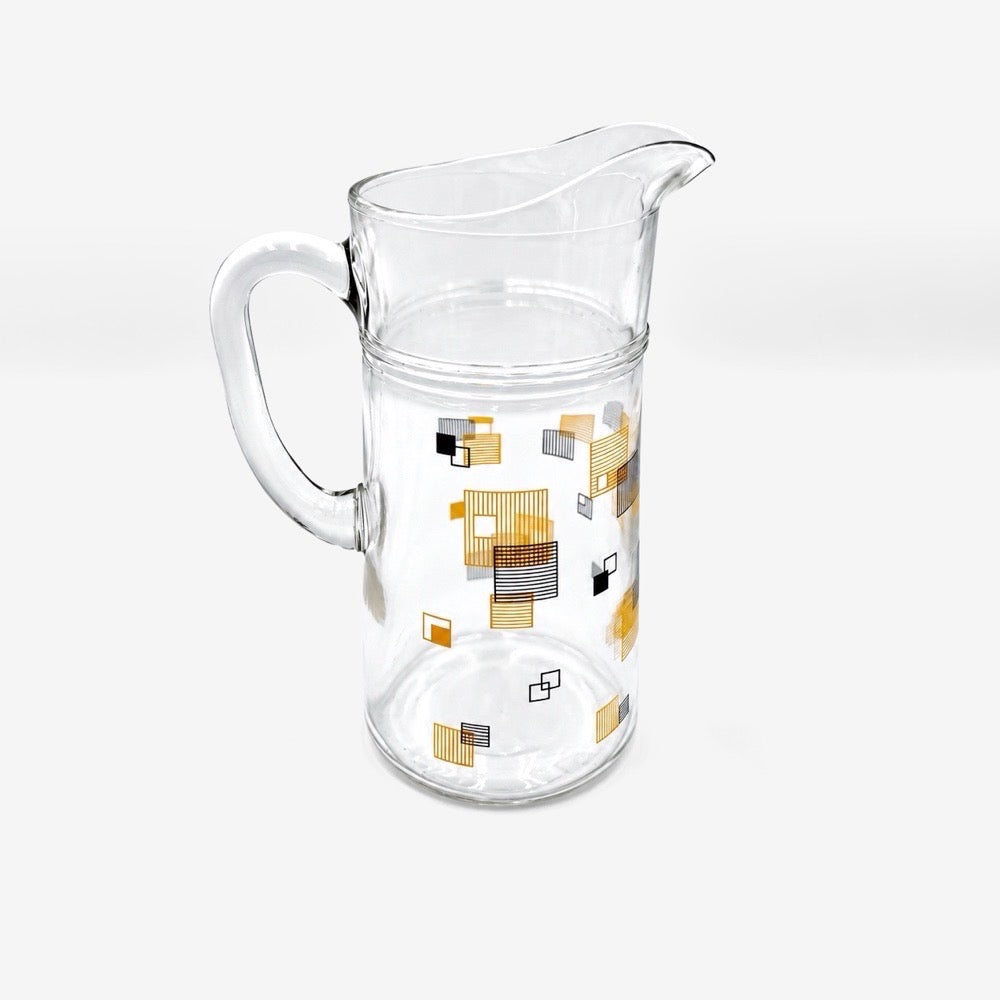 Carafe graphique Mid-Century