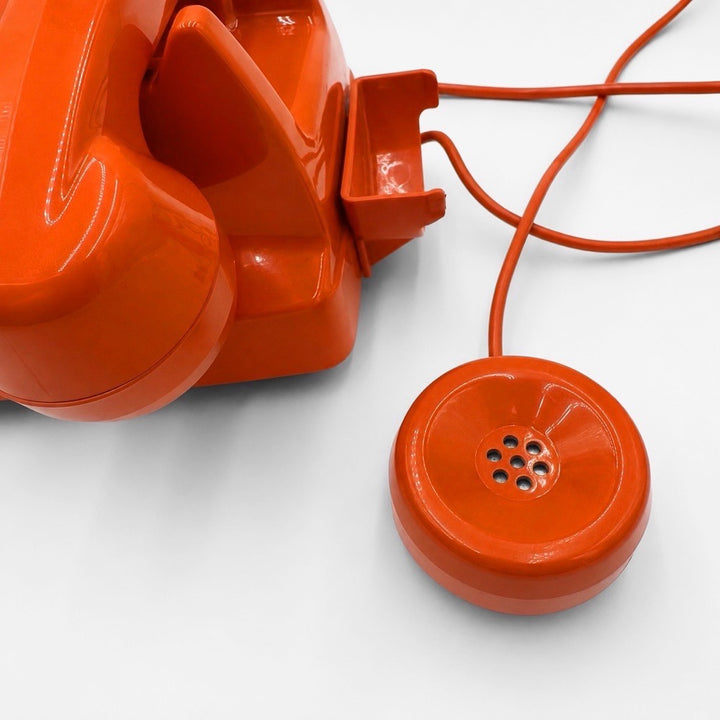 Téléphone Socotel S63 orange à touches années 80