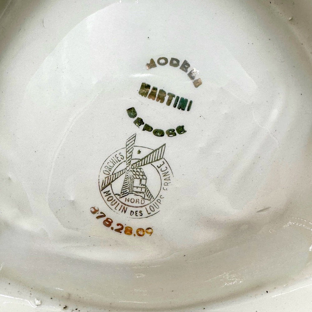 Cendrier Martini Orchies Moulin des Loups 50's