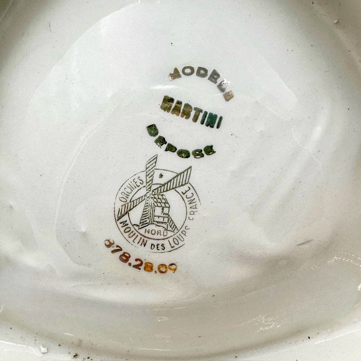 Cendrier Martini Orchies Moulin des Loups 50's