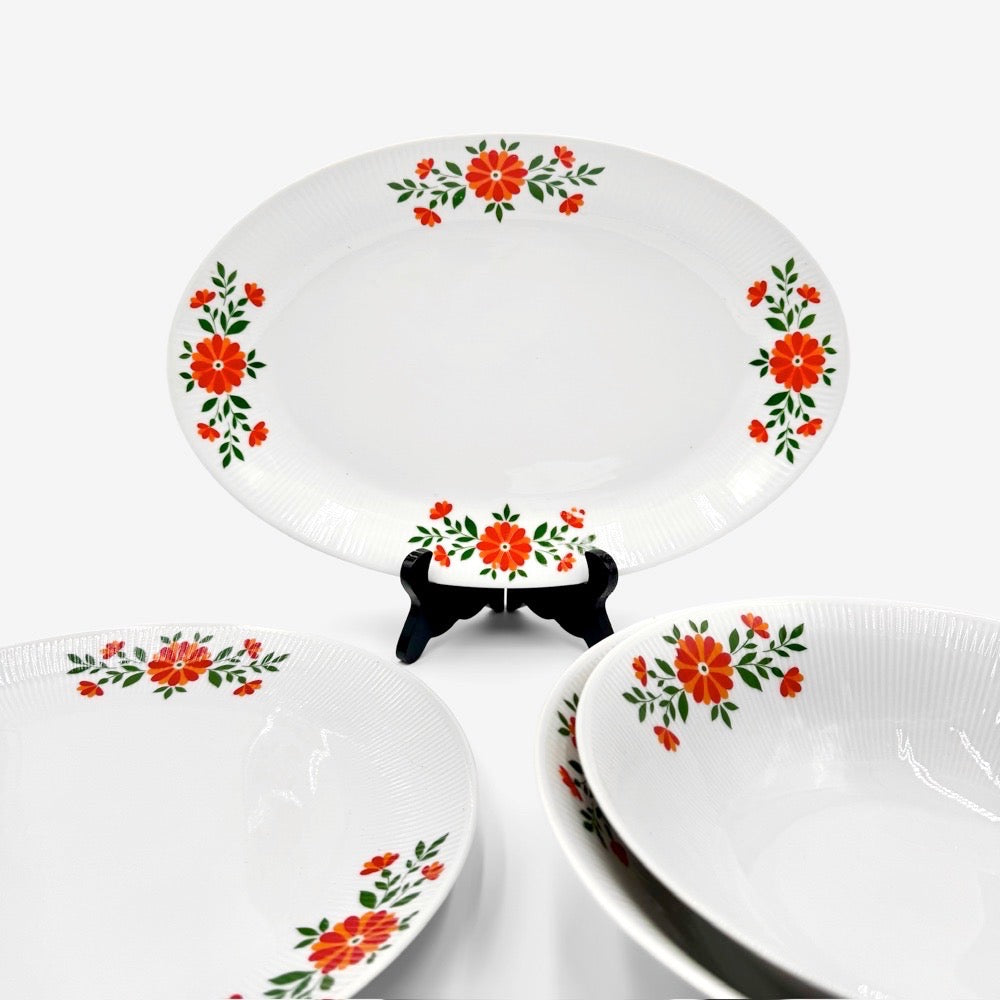 Plats de service porcelaine Winterling années 70