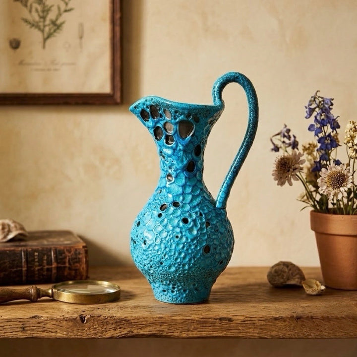 Grand vase écume de mer années 50