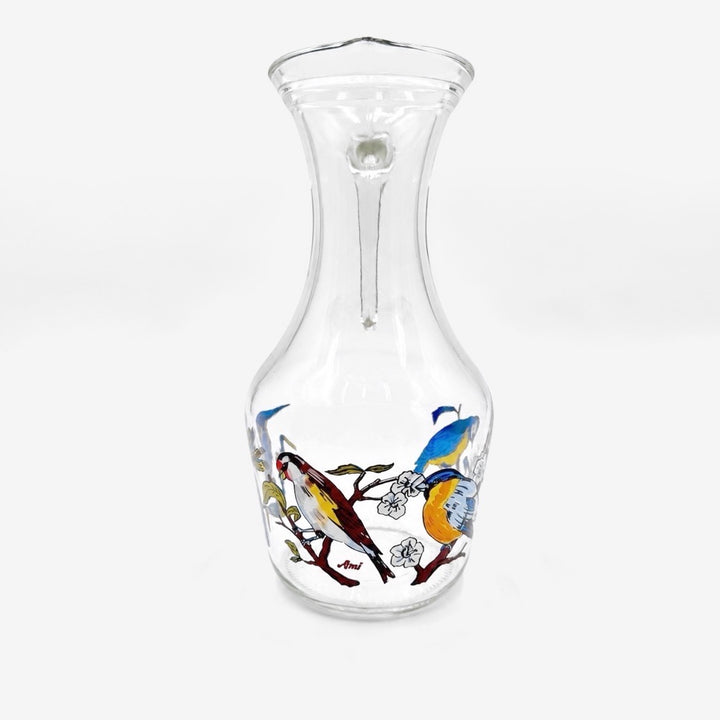Cruche aux oiseaux vintage