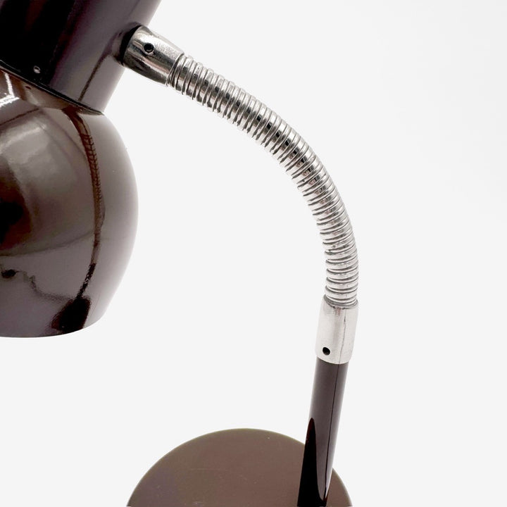 Lampe de bureau chocolat Veb Narva vintage