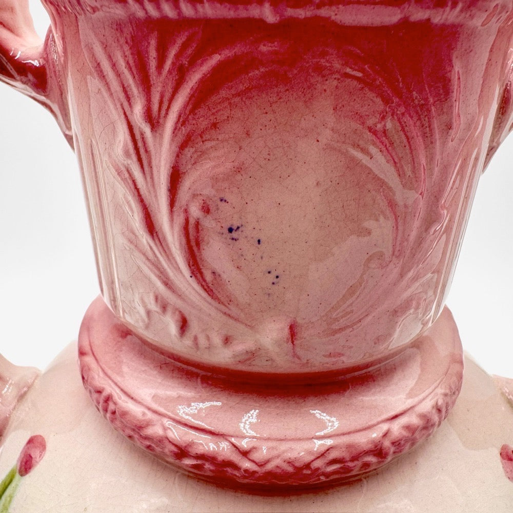 Vase Art Nouveau en barbotine Longchamp Terre de Fer