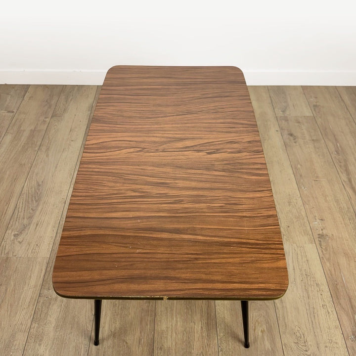 Table basse Formica années 60