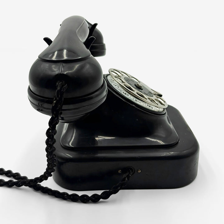 Téléphone Bakélite noire VBT années 40