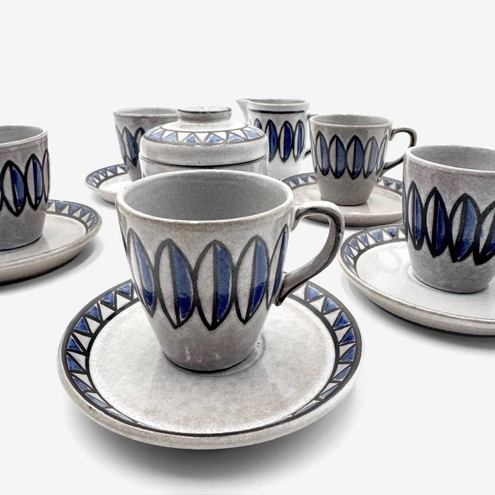 Service à café Ceramano Allemagne années 70