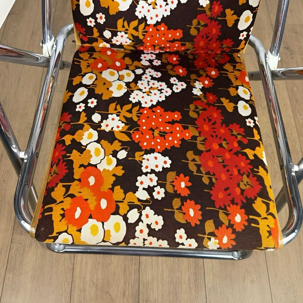 Paire de chaises pliantes Kettler années 70