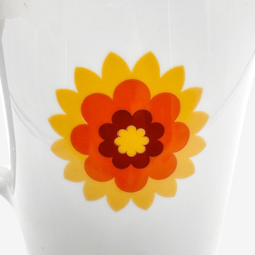 Cafetière théière Flower Power Lorenz Hutschenreuther 70's