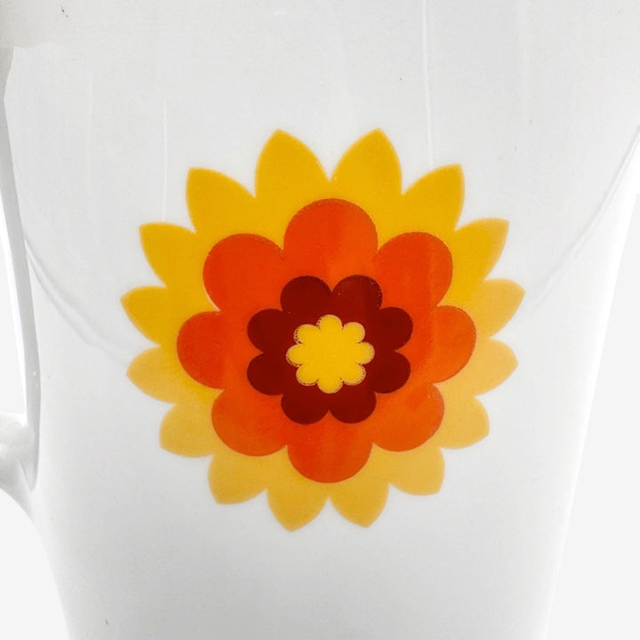 Cafetière théière Flower Power Lorenz Hutschenreuther 70's