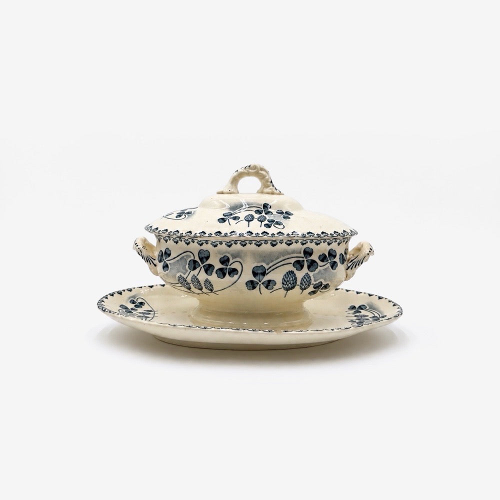 Saucière Terre de Fer Catinat Émile Bourgeois XIXe
