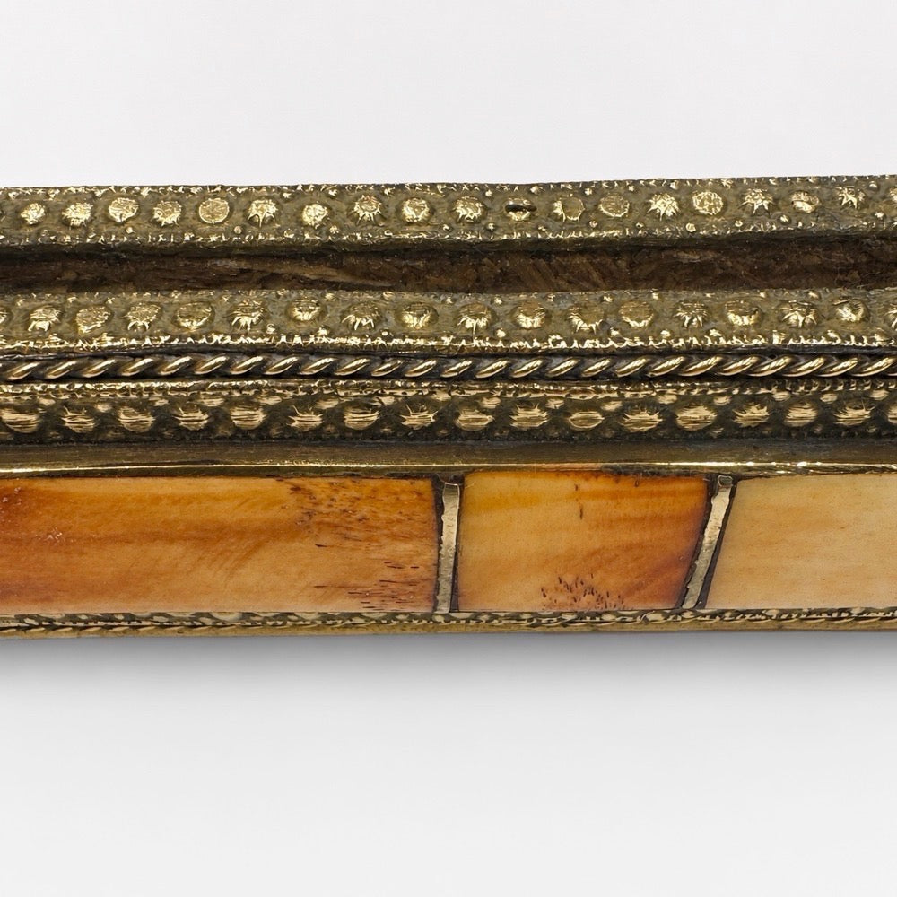 Miroir marocain laiton années 80