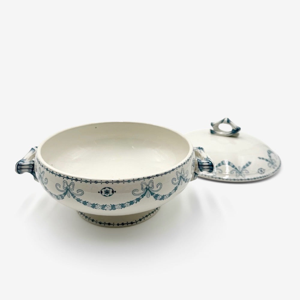 Petite soupière Terre de fer Sarreguemines Juliana 1900