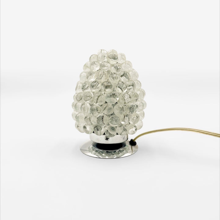 Lampe grappe bulles en verre vintage