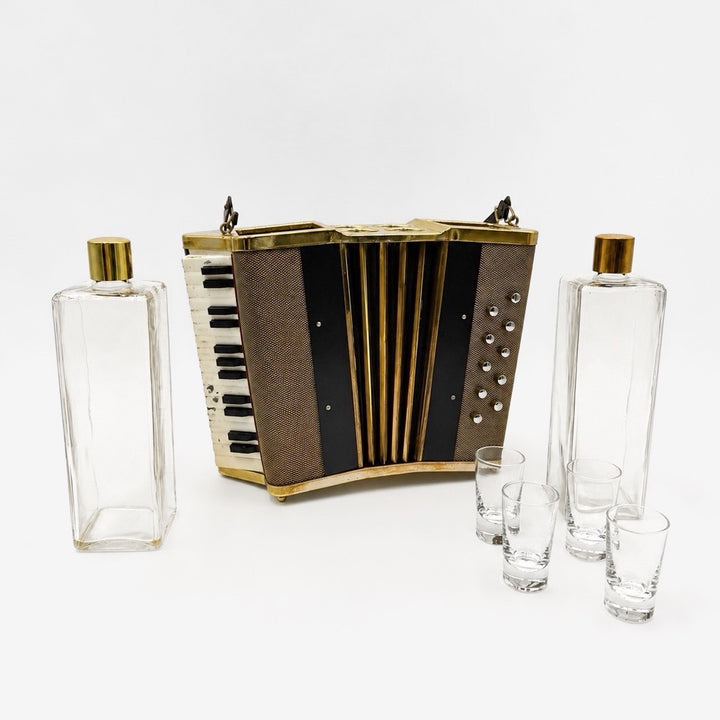 Bar à liqueur ’accordéon Japon années 60