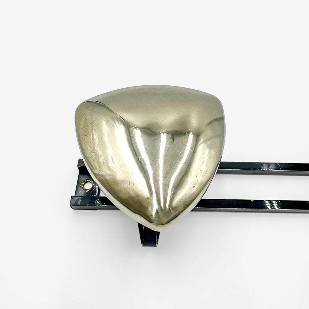 Patères métal doré design années 60