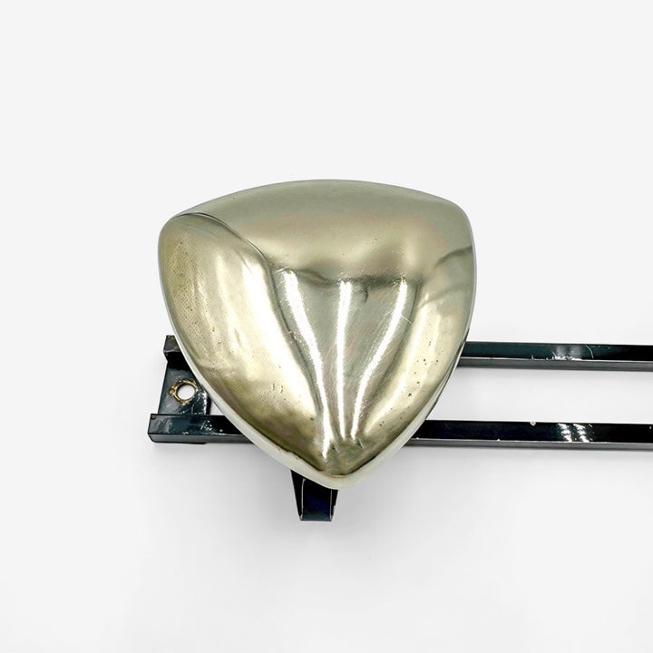 Patères métal doré design années 60