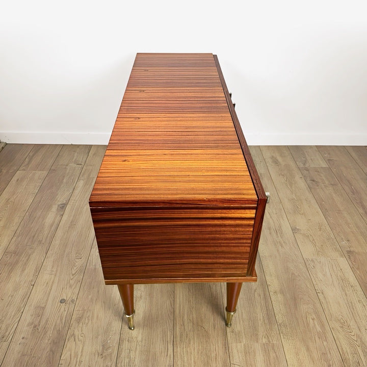 Enfilade scandinave placage palissandre laqué années 60
