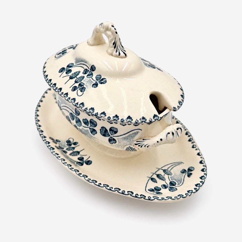 Saucière Terre de Fer Catinat Émile Bourgeois XIXe