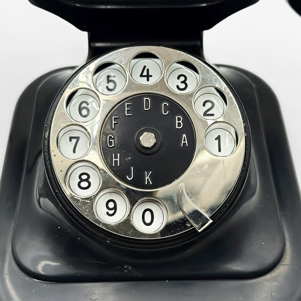 Téléphone Bakélite noire VBT années 40