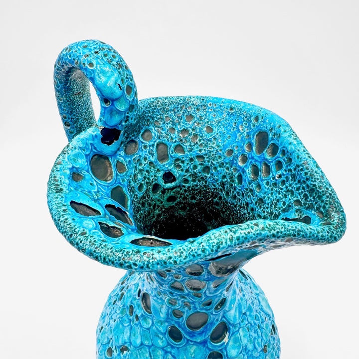 Grand vase écume de mer années 50