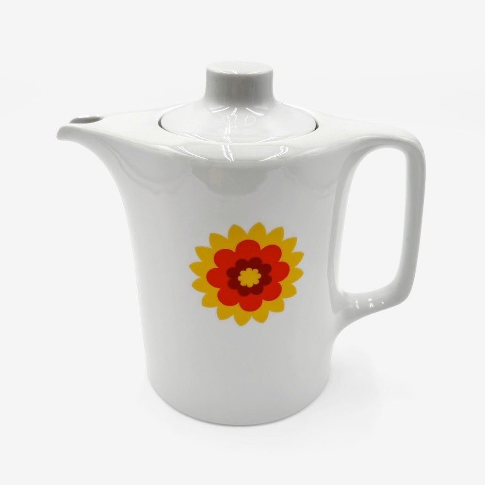 Cafetière théière Flower Power Lorenz Hutschenreuther 70's