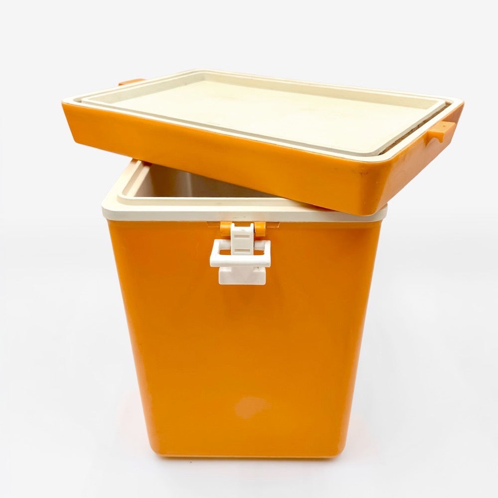 Glacière vintage orange pop