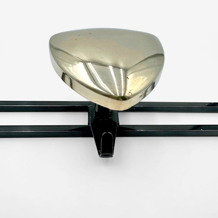 Patères métal doré design années 60