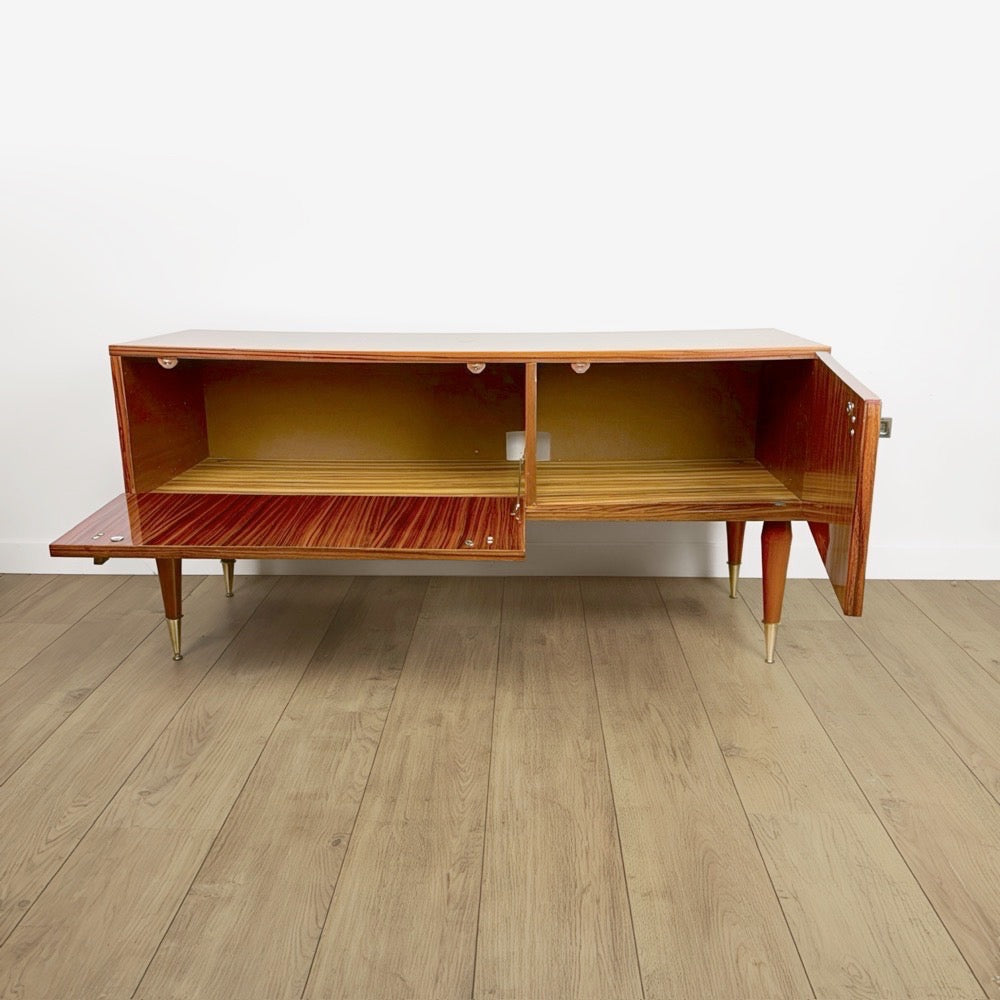 Enfilade scandinave placage palissandre laqué années 60