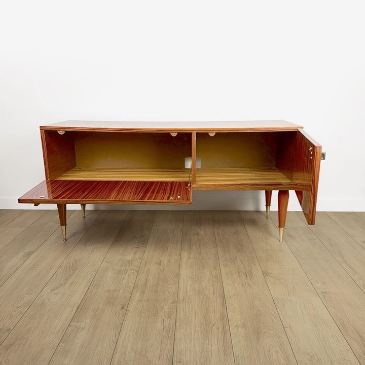 Enfilade scandinave placage palissandre laqué années 60