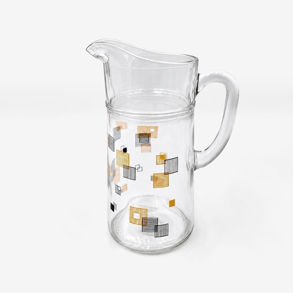 Carafe graphique Mid-Century