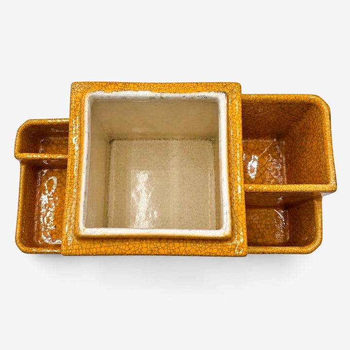 Ensemble de fumeur faïence Boch Belgique Art Déco 1930