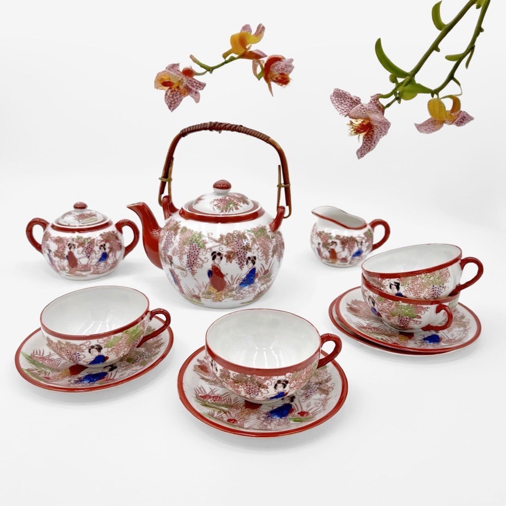 Service à thé japonais en porcelaine fine - Arts de la table