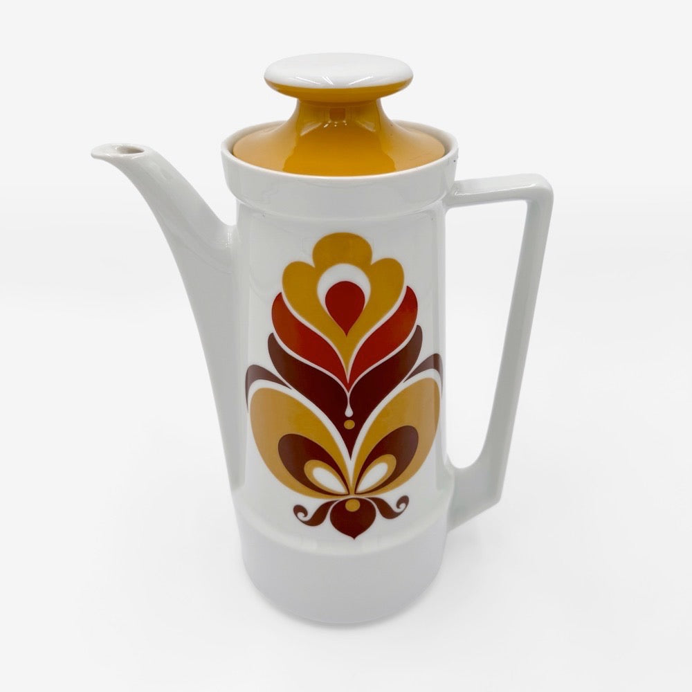 Service à café pop porcelaine fine Schirnding 70's