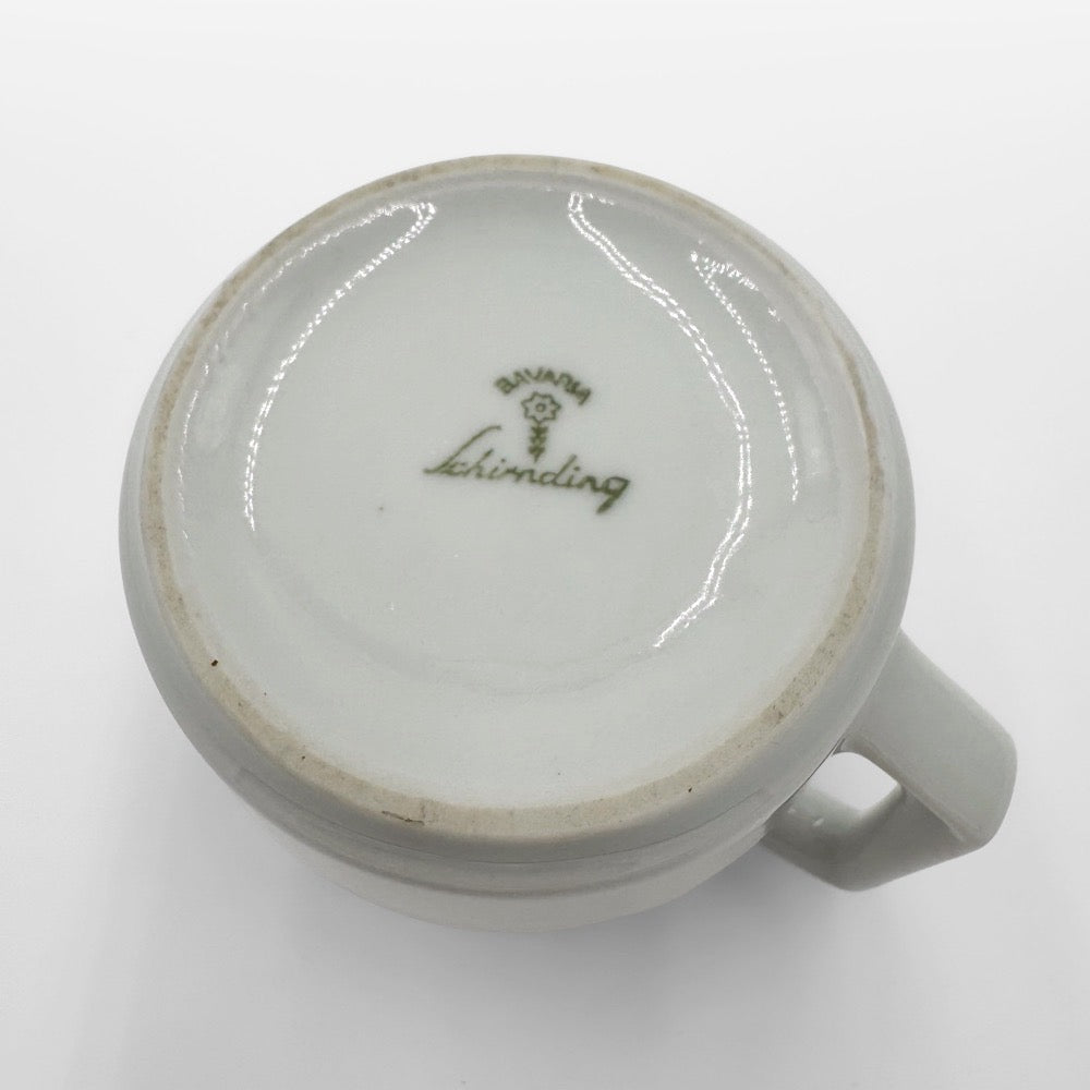 Service à café pop porcelaine fine Schirnding 70's