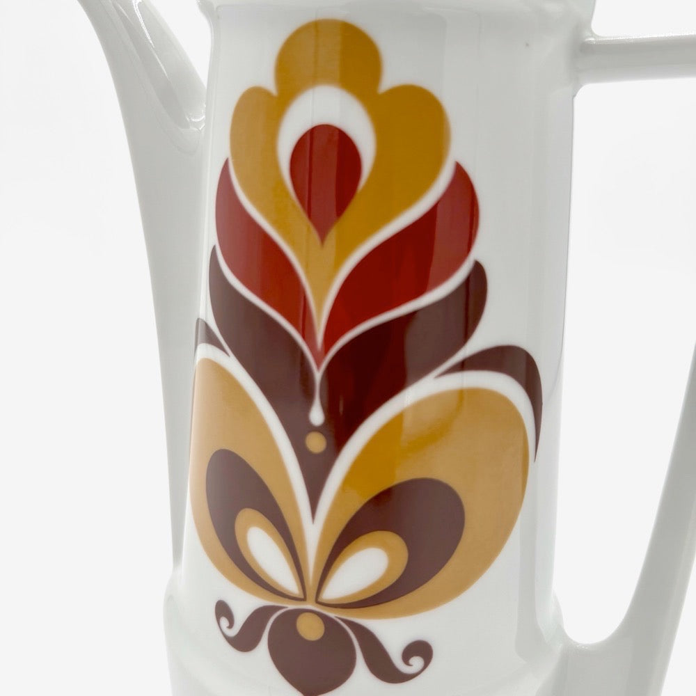 Service à café pop porcelaine fine Schirnding 70's