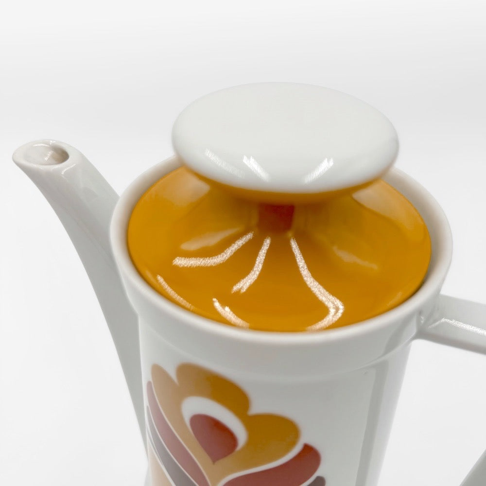 Service à café pop porcelaine fine Schirnding 70's