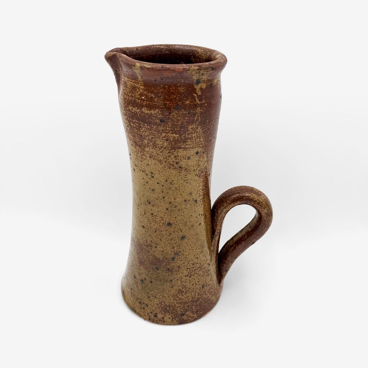 Vase pichet haut en grès pyrité 60's