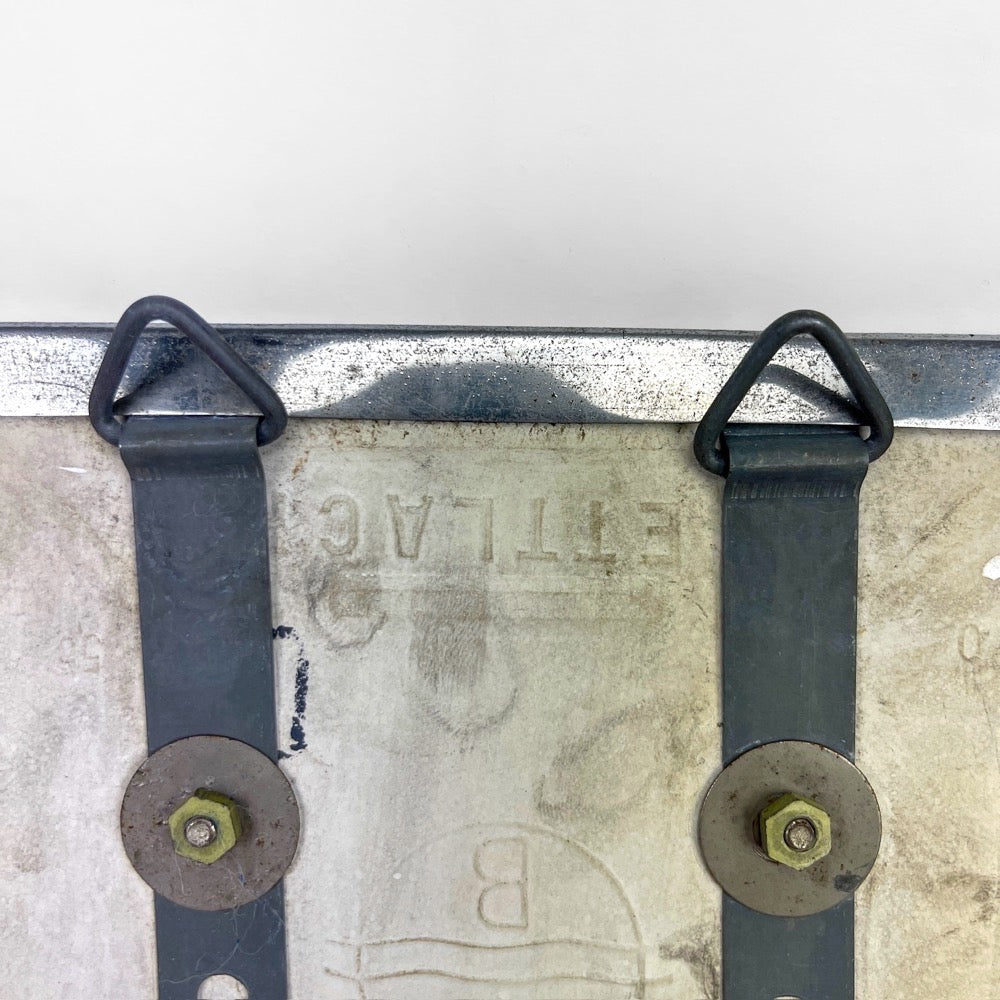 Porte gants de toilettes Villeroy et Boch faïence et chrome années 40