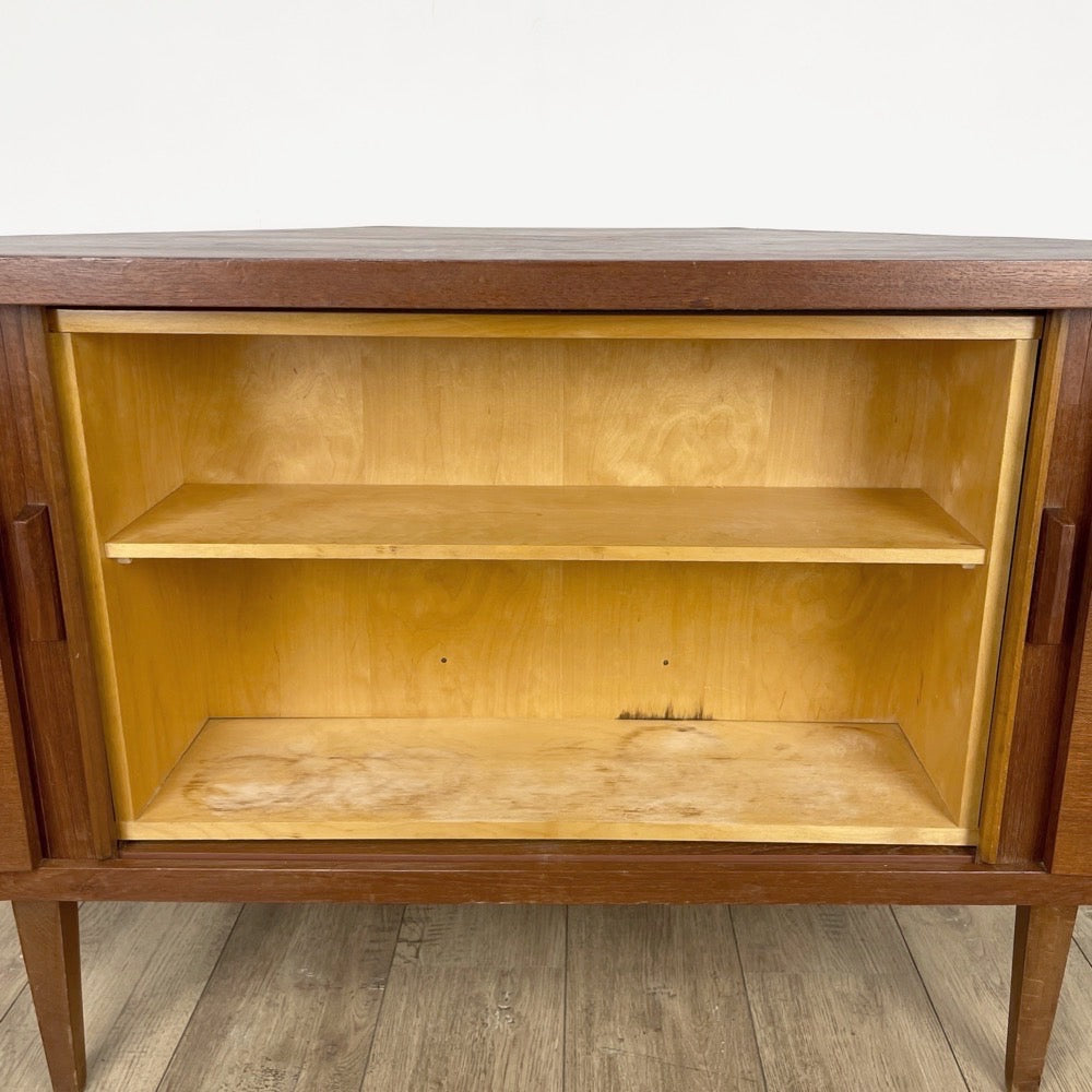Bar d'angle scandinave pivotant années 50