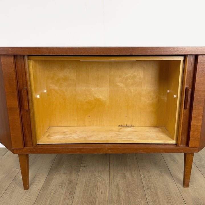 Bar d'angle scandinave pivotant années 50